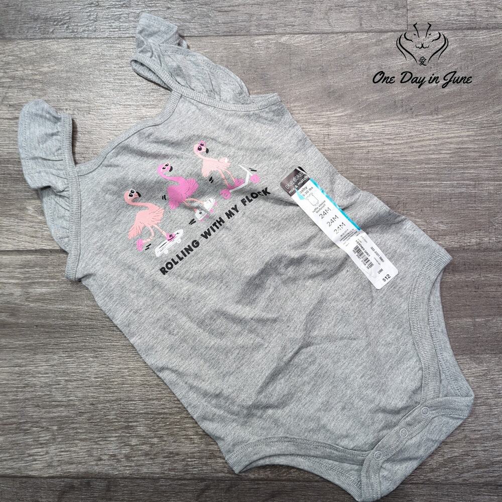 Okie Dokie Flamingo One Pice Size 24M